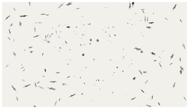 Abstract stars and lightning bolts composition