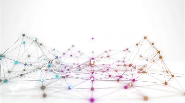 Abstract network connection illustration.