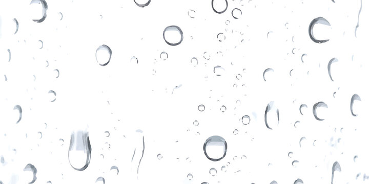 Clear rain water drops on a window pane texture