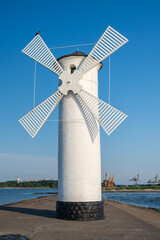 Stawa Mlyny - an iconic navigation mark and the official symbol of Swinoujscie, Poland © Tomasz Warszewski