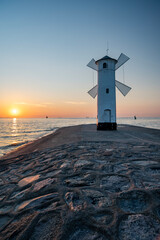 Stawa Mlyny - an iconic navigation mark and the official symbol of Swinoujscie, Poland © Tomasz Warszewski