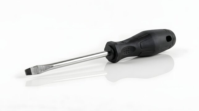 Flathead screwdriver with ergonomic handle