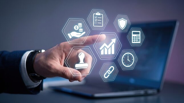 Personal Loan Banking Management: Financial Credit Approval Workflow, Digital Document Verification Checklist, and Secure Currency Growth Investment Operations using Online Laptop Interface