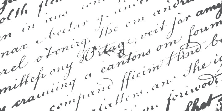 Old vintage handwritten script text on paper texture