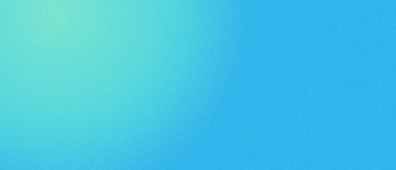 Naklejka premium Abstract Aqua Blue Gradient Background with Soft Blurred Texture, Modern Minimal Cyan and Turquoise Wallpaper with Smooth Color Transition