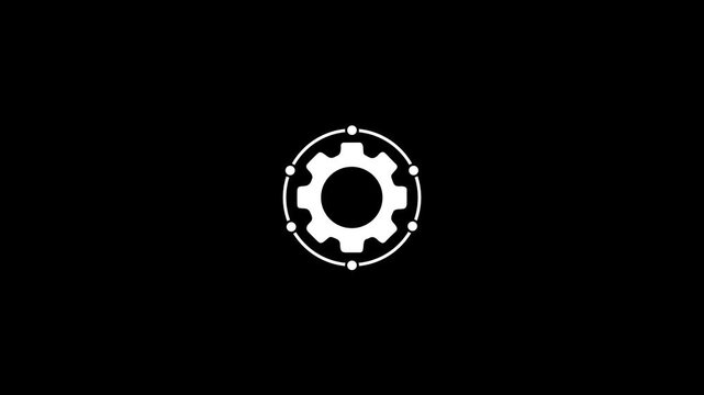 framework icon A linear animated icon of curriculum development. motion graphic of framework concept of transparent background. 4k video