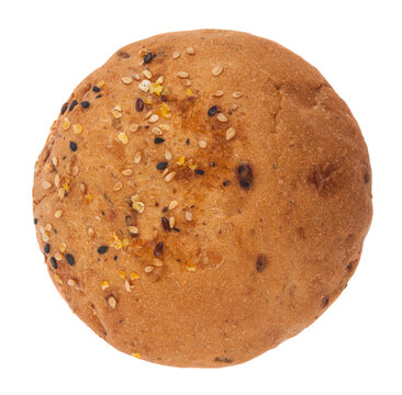Bun isolated on a white background.