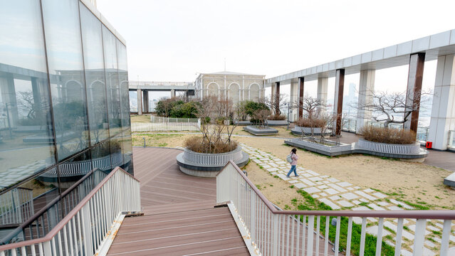 Rooftop observation deck at Lotte Department Store, Busan