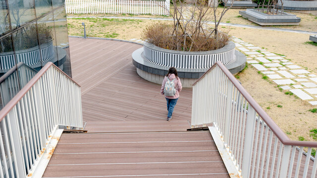 Scenic view from Lotte Department Store's rooftop
