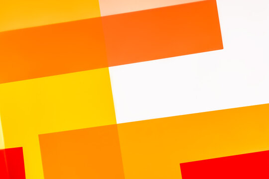 Abstract orange and yellow geometric background