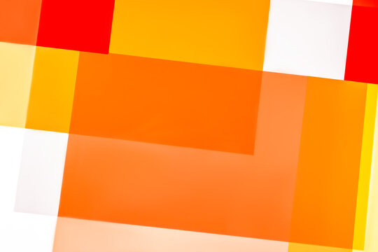 Abstract warm geometric background with layered rectangles