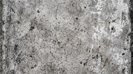 Fototapeta premium Grungy industrial cement wall background with exposed aggregate and surface cracks 