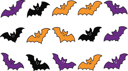 Obraz premium Halloween Bat vector design