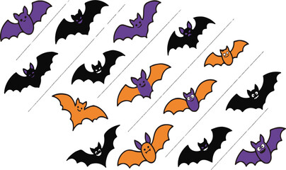 Obraz premium Halloween Bat vector design