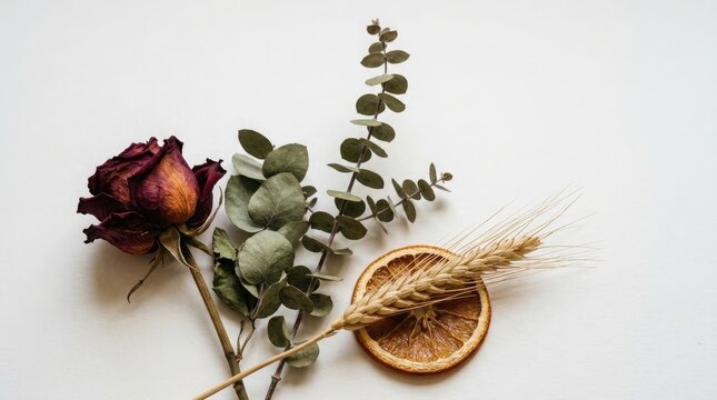 bunch of dried flowers