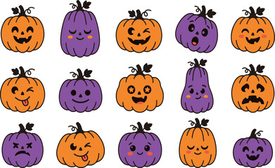 Fototapeta premium Halloween Pumpkin Vector design 