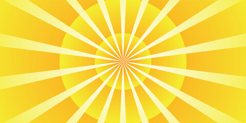 Fototapeta premium Vertical illustration with a bright yellow background.