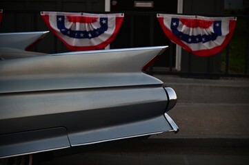 Tail Fin on a Classic Car © Steve