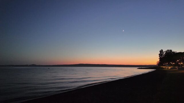 A view of Lake Bolsena, Umbria, Italy