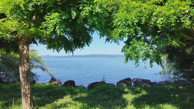 A view of Lake Bolsena, Umbria, Italy