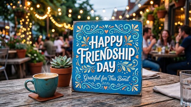 Happy international friendship day celebrating bonds and togetherness