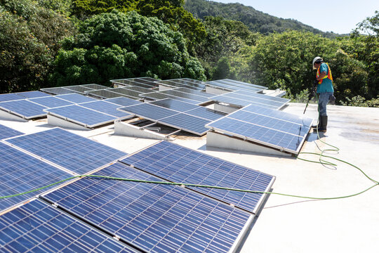 Solar panel maintenance for sustainable energy