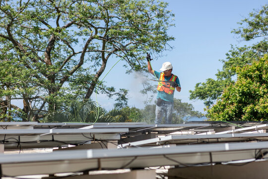 Solar panel maintenance for sustainable energy