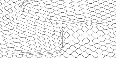 Mesh texture for fishing nets. Seamless pattern for sportswear or soccer goal, volleyball net, basketball hoop, hockey, athletics. Abstract net background for sports © SOFI