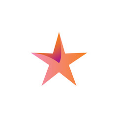 star logo design luxury Stylized linear shape star logo design template. Modern abstract star logo design. Rising Star logo concept. rating icon © Omar