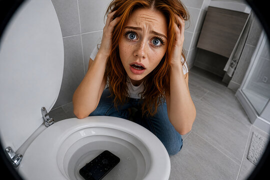 Handy ins Klo gefallen