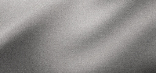 Fototapeta premium Abstract monochrome black white gradient background, curves grainy noise texture wide banner poster modern backdrop cover design, copy space