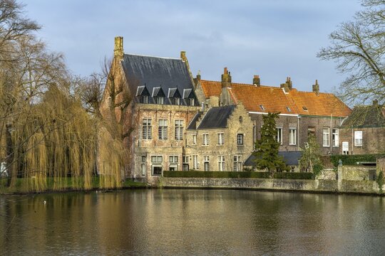 At Lake Minnewater in Bruges, Belgium