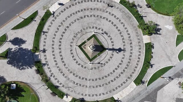 Dom Malan Square In Petrolina Pernambuco Brazil. Aerial View Of Lush Green Park And Surrounding Buildings. Cities Of The World. Landmark Downtown. Petrolina Pernambuco.