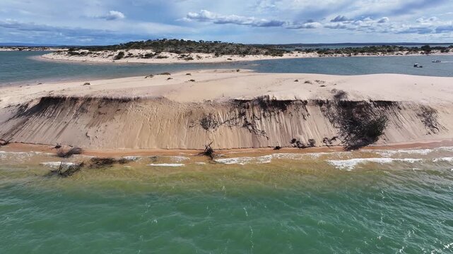 Sao Francisco Skyline In Casa Nova Bahia Brazil. Sand Dunes And Lagoons Forming During The Rainy Season. Wildlife Eco Tourism. Amazon Forest. Casa Nova Bahia.