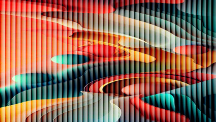 Abstract colorful background with lines, closeup macro textures of vintage piano and typewriter keys, metal computer parts, music technology, black patterned business design concept © Abdullah Rubel