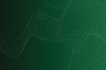Naklejka premium Abstract neon-green wave texture gradient background, with subtle line patterns