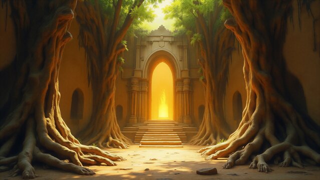 Ancient jungle throne room rec