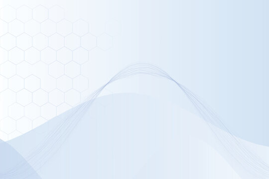 Gradient light waves forming abstract luminous peaks on translucent blue backdrop lightwaves