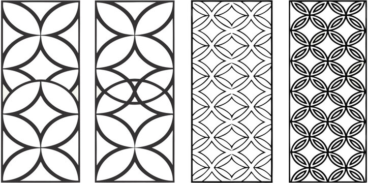 Traditional Chinese porcelain floral pattern, cobalt blue and white color palette, intricate flowers and vines, seamless decorative pattern set, square tiles, circular plate frame with greek key borde