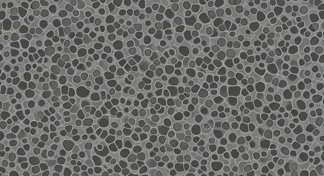 Abstract gray cellular pattern background with organic microscopic texture