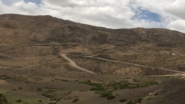 Natural Hillside Landscape in Lahaul and Spiti
