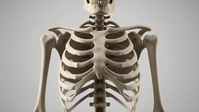 3D animated skeleton horse galloping in motion sequence