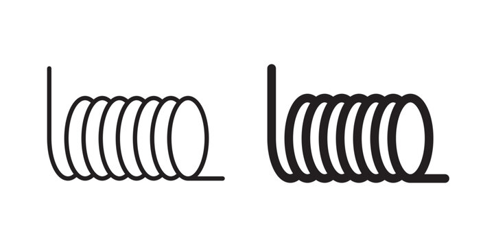 Wire coil icon