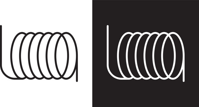 Wire coil icon