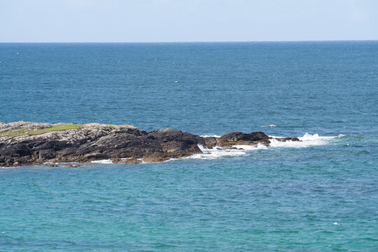 Rocky Coast Clifden Bay Galway Ireland