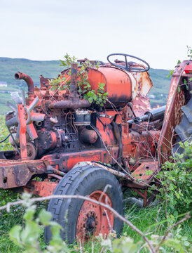 Abandoned Farm Tractor Galway Ireland