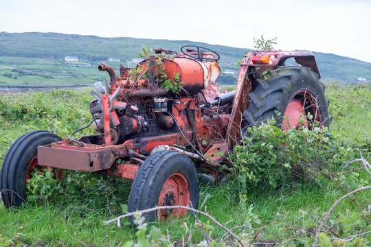 Abandoned Farm Tractor Galway Ireland