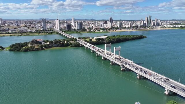 Petrolina Skyline In Petrolina Pernambuco Brazil. Aerial View Of A Bustling City With High-Rise Buildings And Traffic. District Skyline. Cities Of The World Landscape. Petrolina Pernambuco.