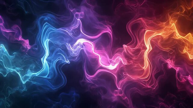 abstract fluid motion colorful psychedelic patterns
