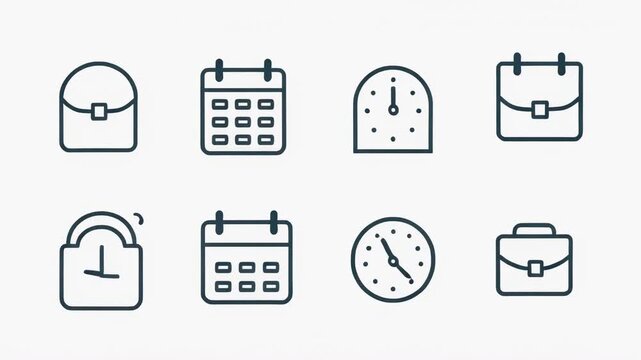 abstract geometric shapes animation sequence storyboard